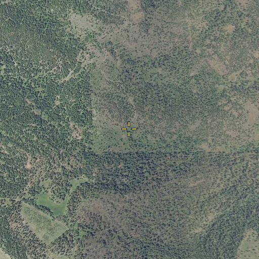 Aerial/Satellite Image of Fritts Spring, OR