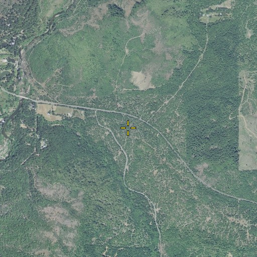 Aerial/Satellite Image of Fry Gulch, OR