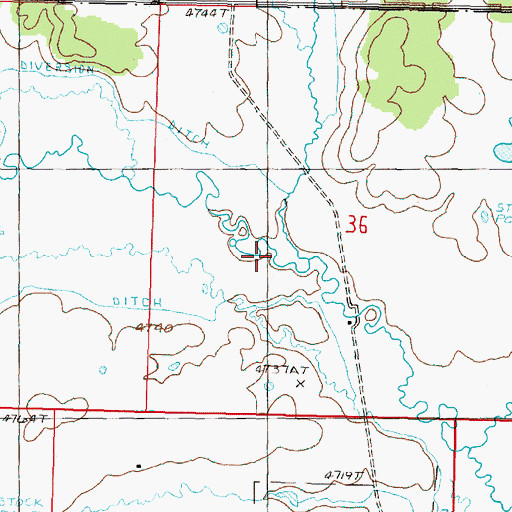 Topographic Map of Geary Creek, OR