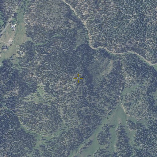 Aerial/Satellite Image of Grant Butte, OR