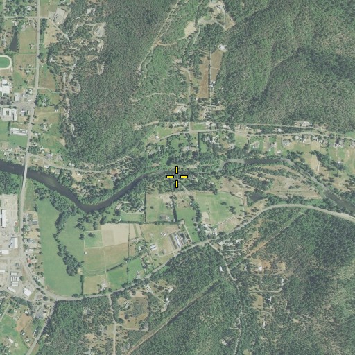 Aerial/Satellite Image of Grays Creek, OR