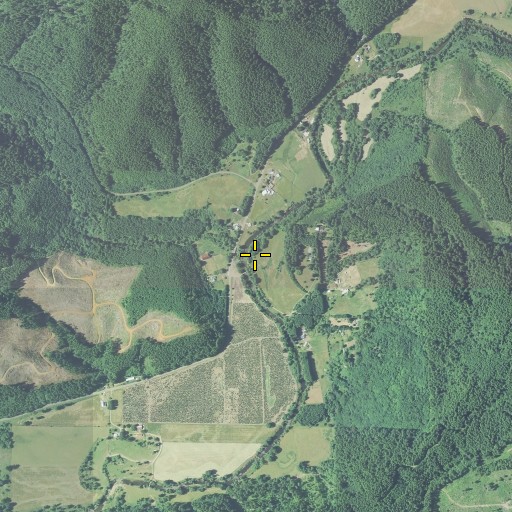 Aerial/Satellite Image of Greenleaf Creek, OR
