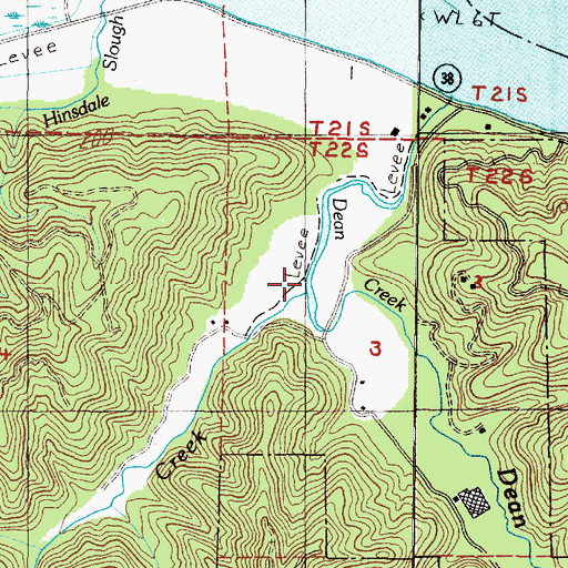 Topographic Map of Hakki Creek, OR