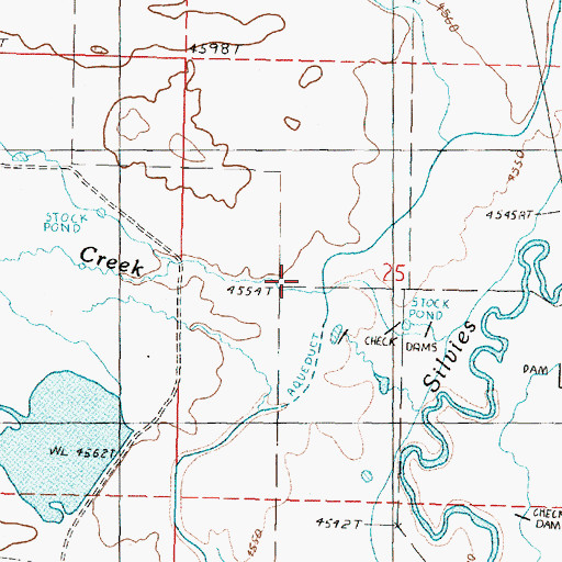 Topographic Map of Hall Creek, OR