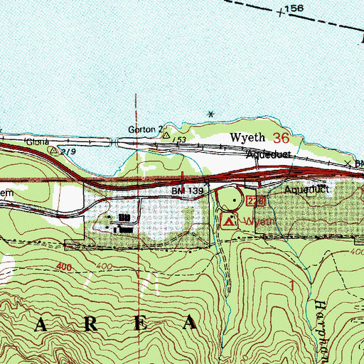 Topographic Map of Harphan Creek, OR