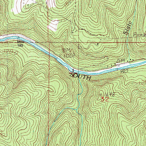 Topographic Map of Hatchet Creek, OR