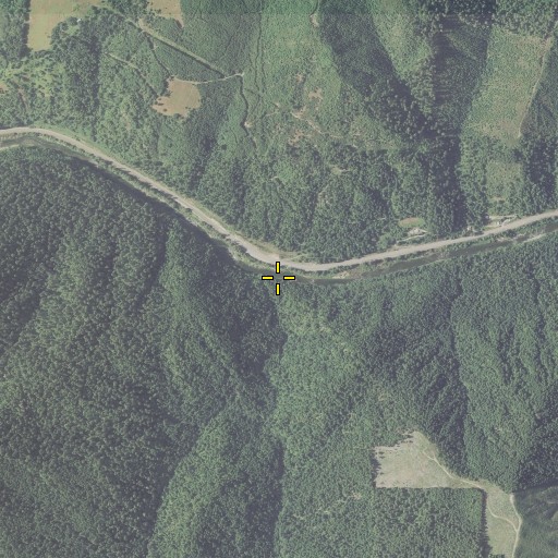 Aerial/Satellite Image of Hatchet Creek, OR