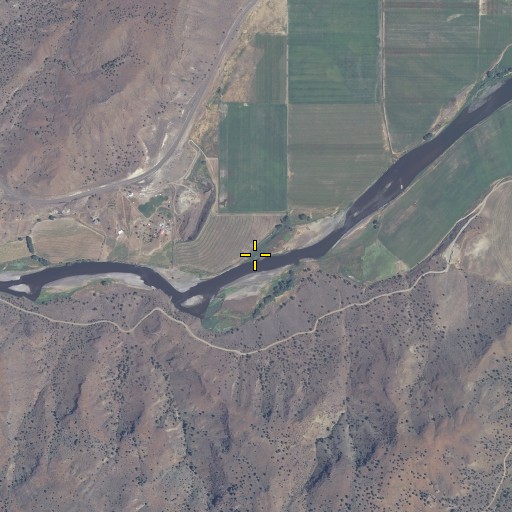 Aerial/Satellite Image of Haystack Creek, OR