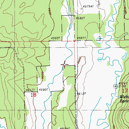 Topographic Map of Haystack Draw, OR