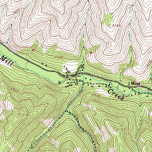 Topographic Map of Henry Canyon, OR