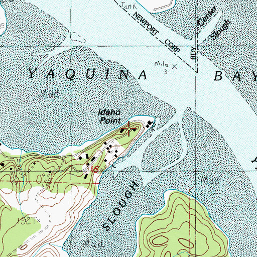 Topographic Map of Idaho Point, OR