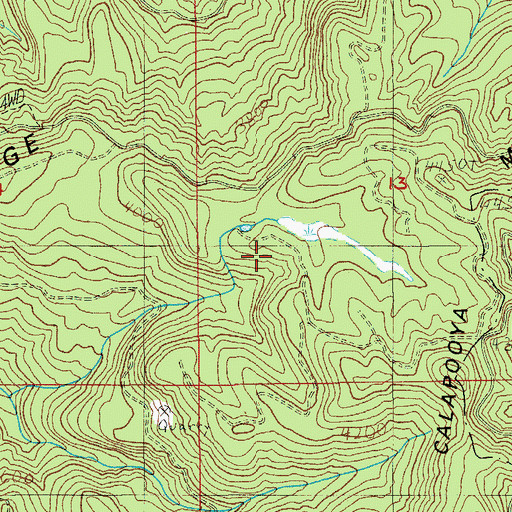 Topographic Map of Homestead Camp, OR