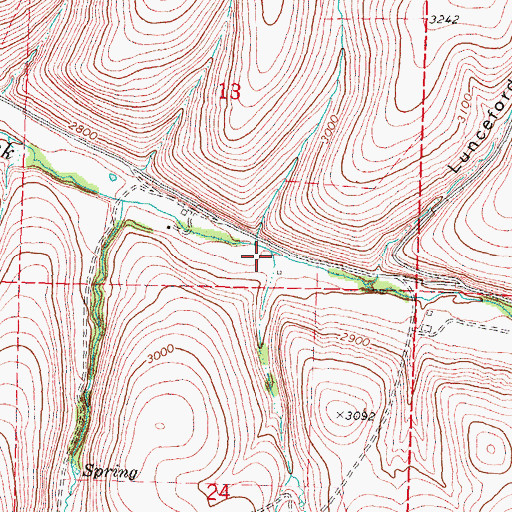 Topographic Map of Horse Gulch, OR