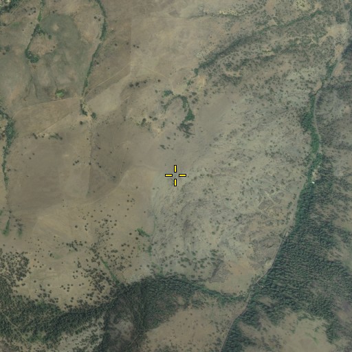 Aerial/Satellite Image of Horseshoe Butte, OR