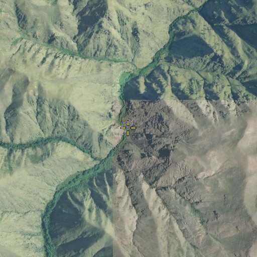 Aerial/Satellite Image of Hot Spring, OR