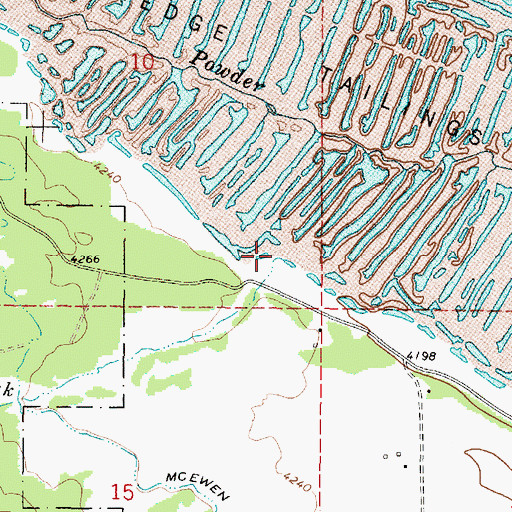 Topographic Map of Huckleberry Creek, OR