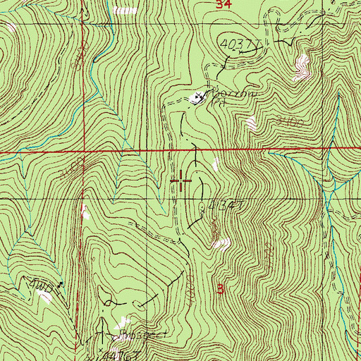 Topographic Map of Humbug Ridge Trail, OR