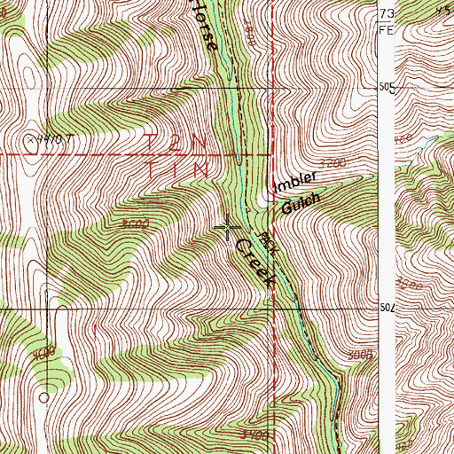 Topographic Map of Imbler Gulch, OR