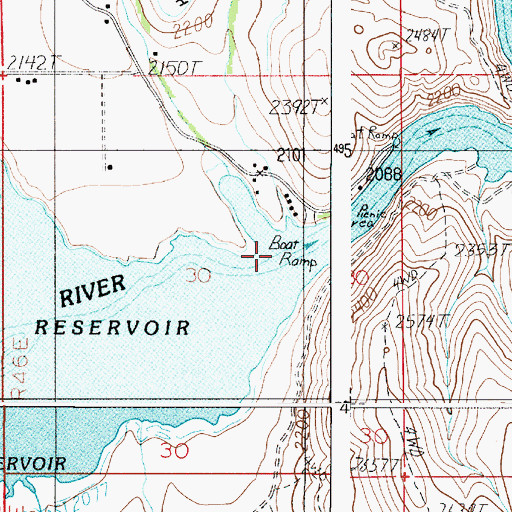 Topographic Map of Immigrant Gulch, OR