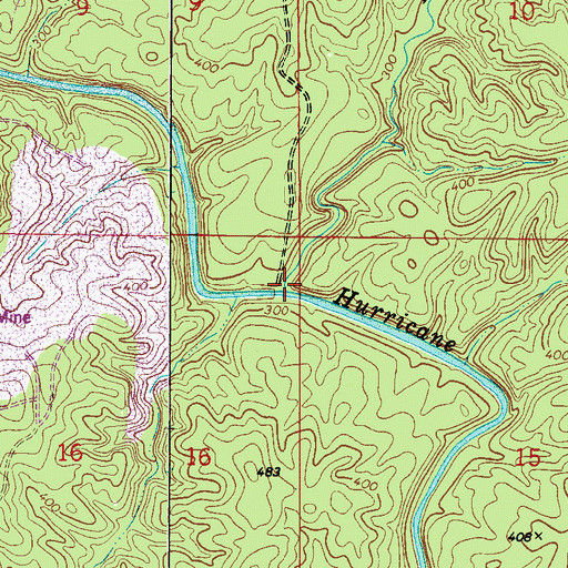 Topographic Map of Black Creek, AL