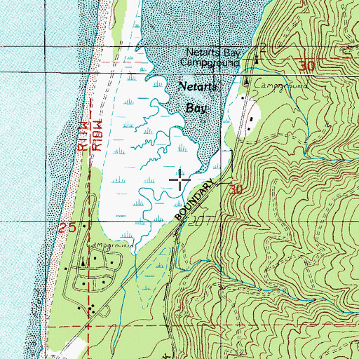 Topographic Map of Jackson Creek, OR