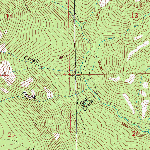 Topographic Map of Jalland Creek, OR