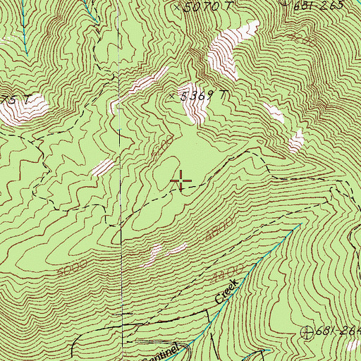 Topographic Map of Jefferson Park Trail, OR