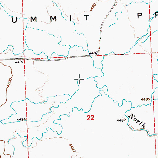 Topographic Map of Johnson Creek, OR