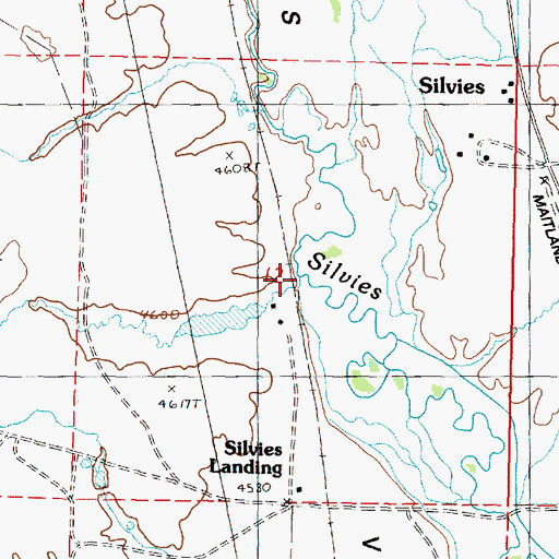 Topographic Map of Jump Creek, OR