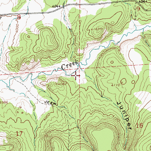 Topographic Map of Juniper Canyon, OR