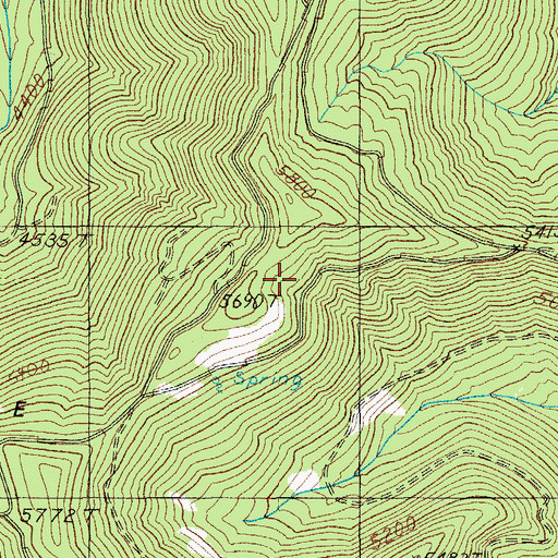 Topographic Map of Juniper Trail, OR