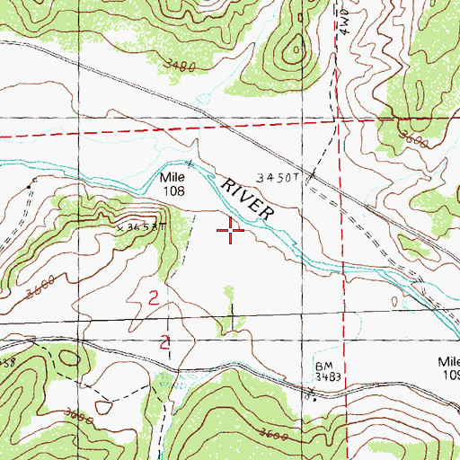Topographic Map of Keeney Creek, OR