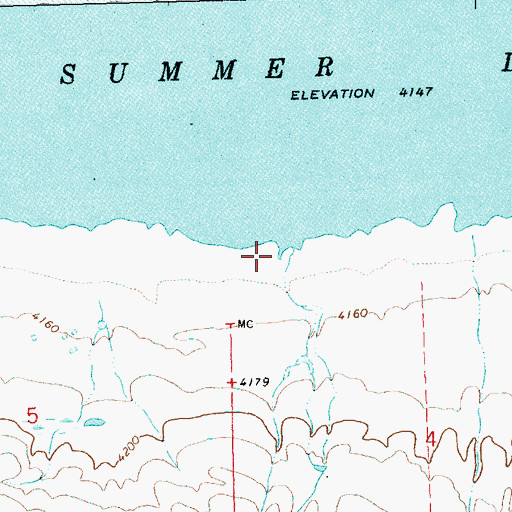 Topographic Map of Kelly Creek, OR