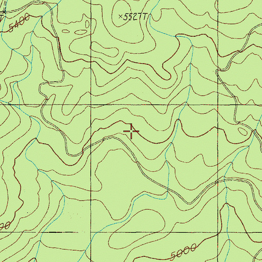 Topographic Map of Kelsay Way, OR