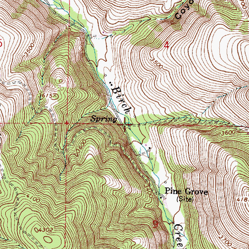 Topographic Map of Kenny Gulch, OR