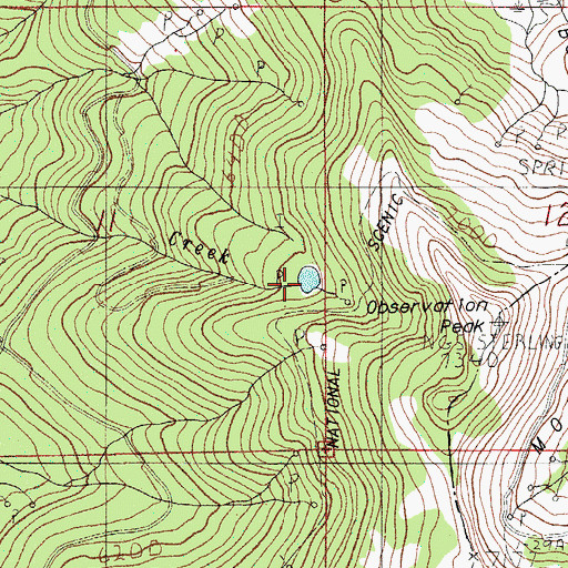 Topographic Map of Kettle Lake, OR