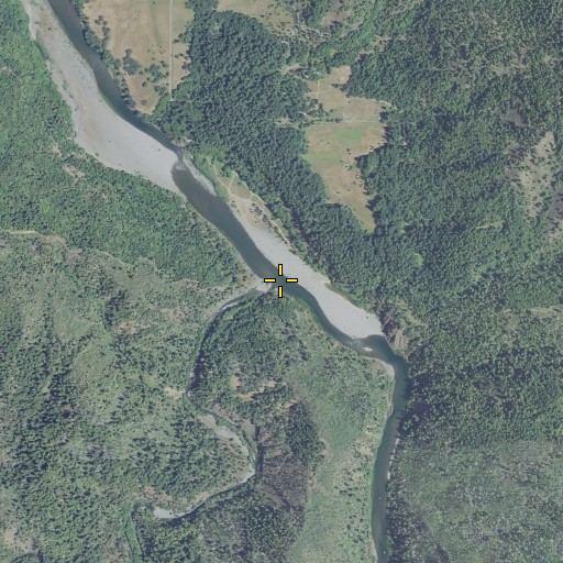 Aerial/Satellite Image of Lawson Creek, OR