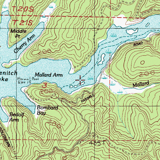 Topographic Map of Leitel Creek, OR