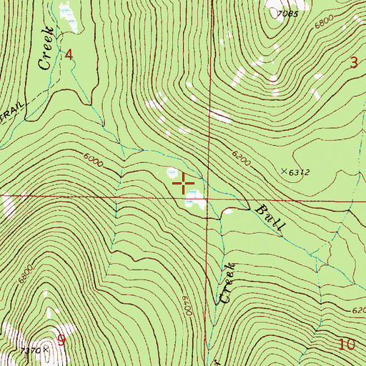 Topographic Map of Limber Creek, OR