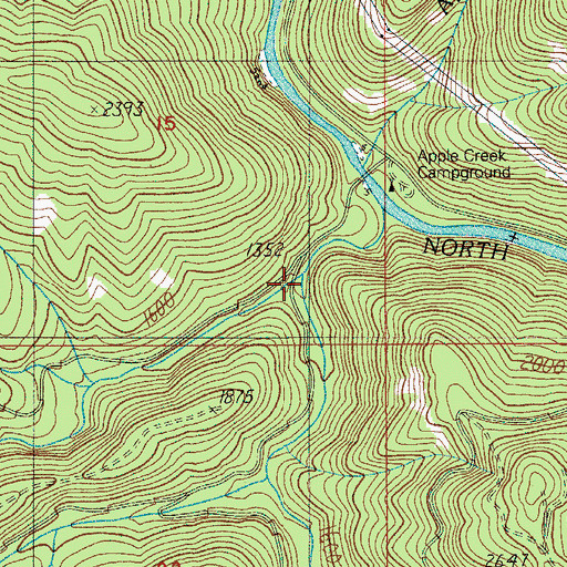 Topographic Map of Limpy Creek, OR