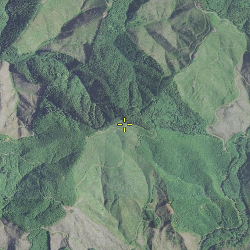 Aerial/Satellite Image of Little Euchre Mountain, OR