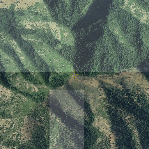Aerial/Satellite Image of Little Grayback Mountain, OR