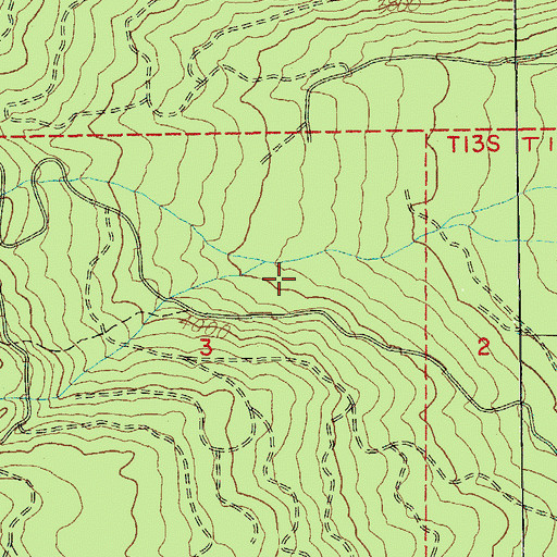 Topographic Map of Little Lake Trail, OR