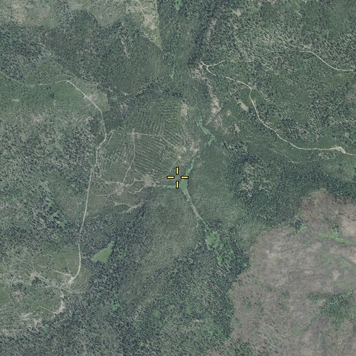 Aerial/Satellite Image of Log Table Camp, OR