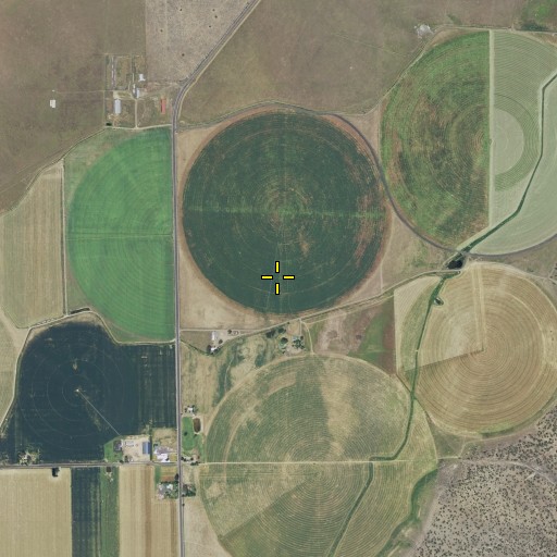 Aerial/Satellite Image of Lone Pine Flat, OR