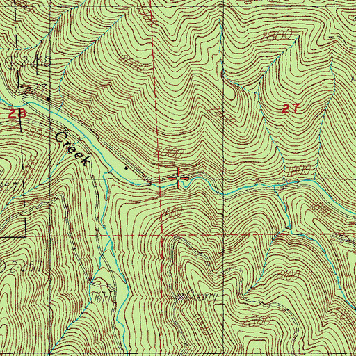Topographic Map of Lone Star, OR