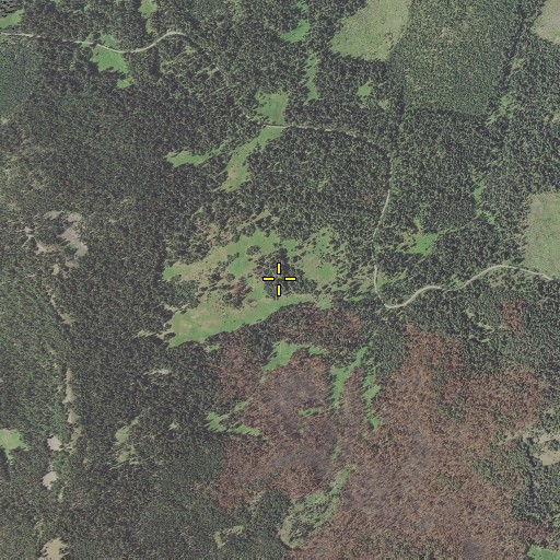Aerial/Satellite Image of Lonesome Meadow, OR