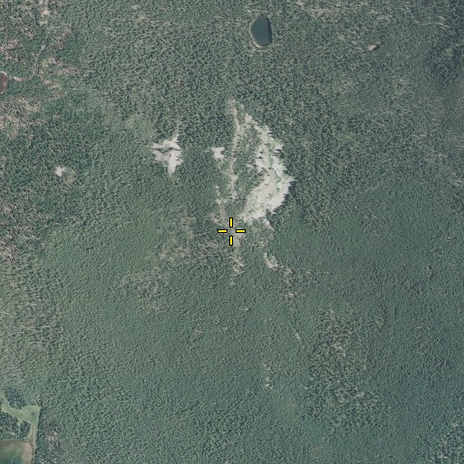 Aerial/Satellite Image of Lost Peak, OR