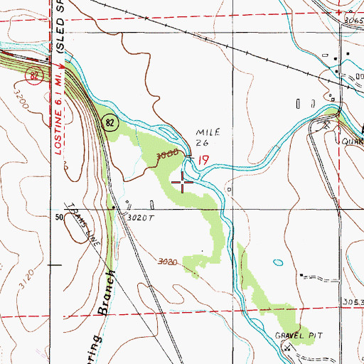 Topographic Map of Lostine River, OR