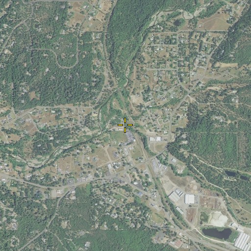 Aerial/Satellite Image of Louse Creek, OR